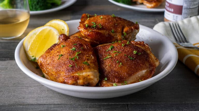 Air-Fryer Honey Brown Sugar Chicken Thighs