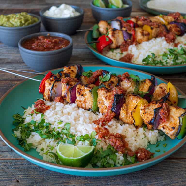 Grilled Mexican Chicken Skewers