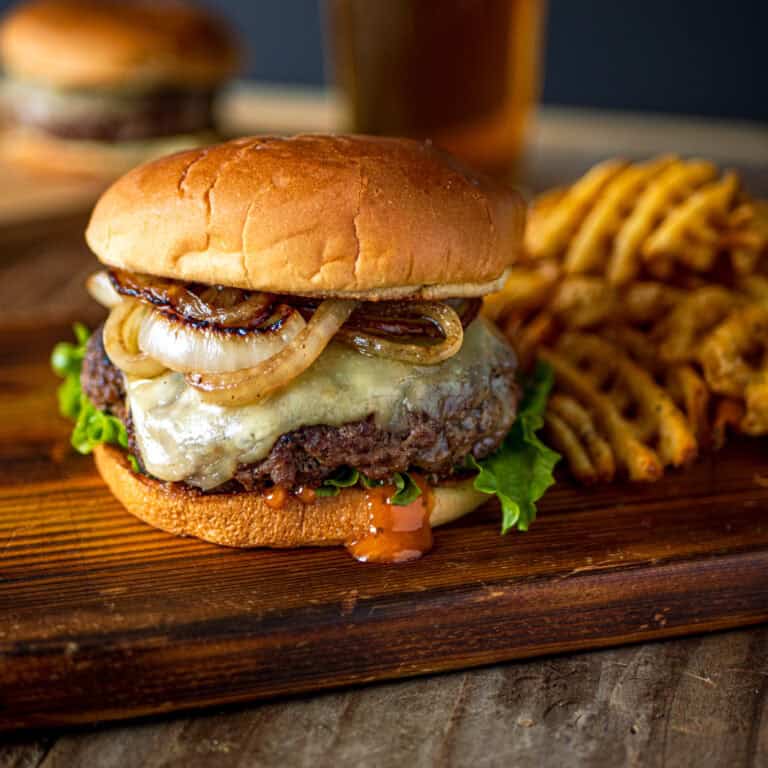 Caramelized Onion Burger