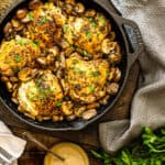 Herbed Chicken Thighs with Buttery Mushrooms