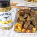 Buttery Steakhouse Air Fryer Steak & Potato Bites