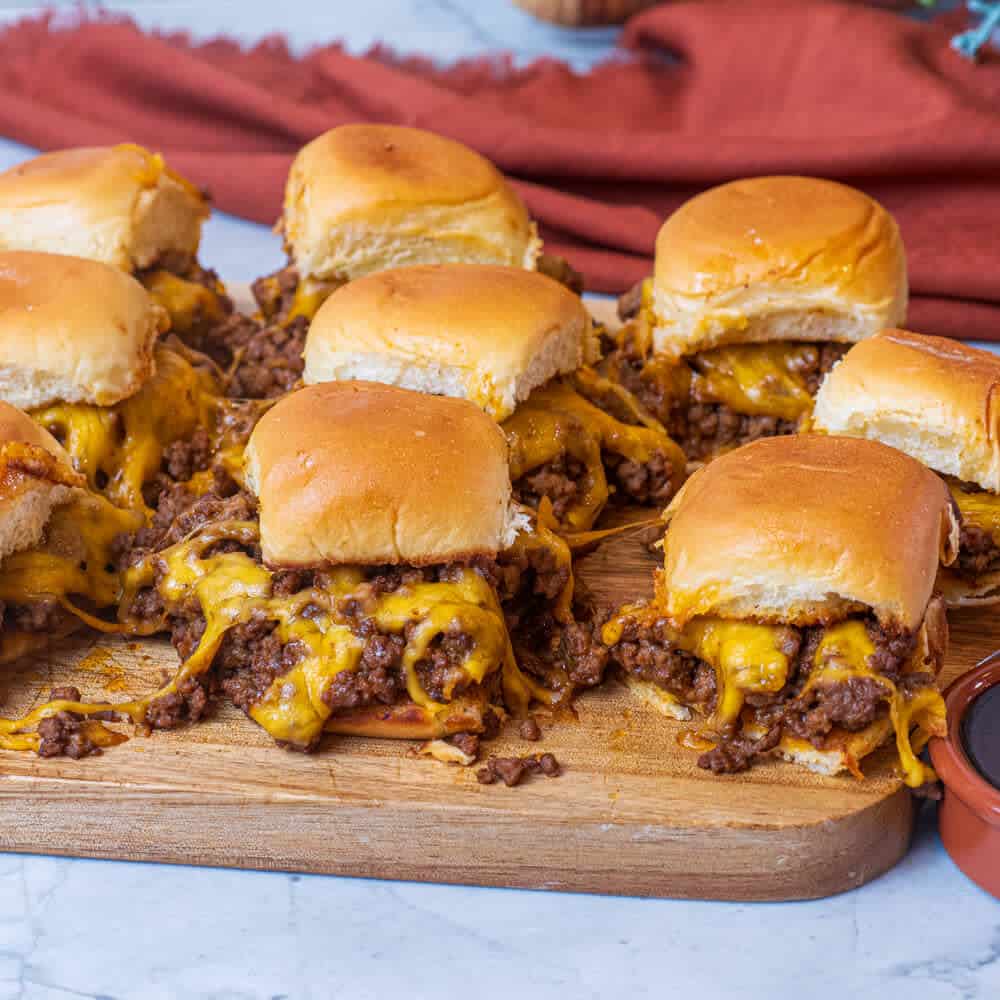 Kinder's BBQ Sloppy Joe Sliders