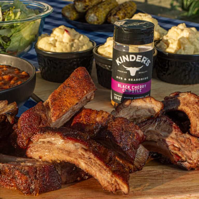 Black Cherry Chipotle Smoked Ribs