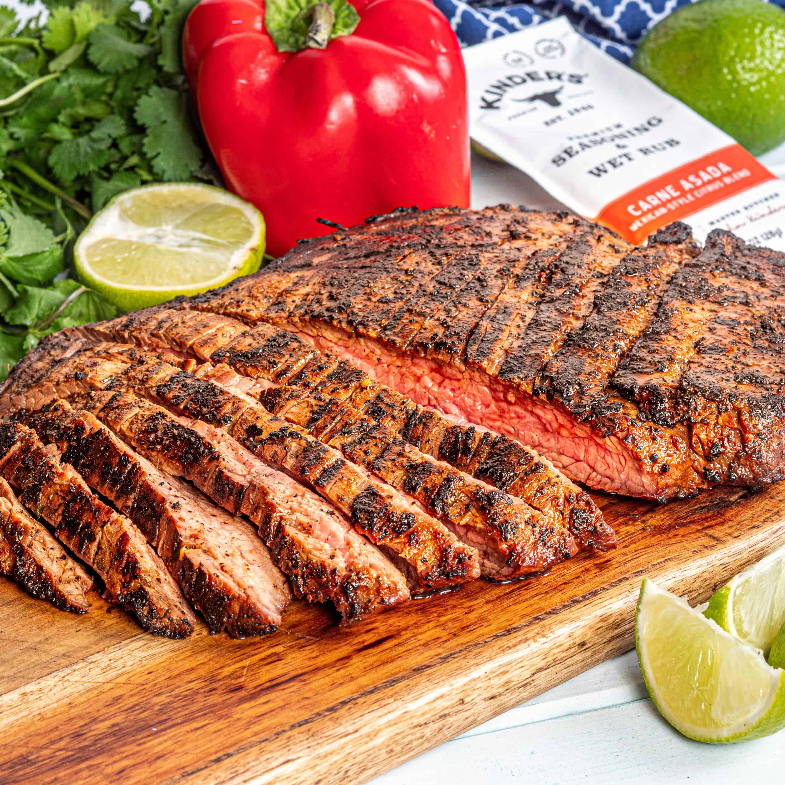 Carne Asada Skirt Steak with Kinder's Carne Asada Seasoning