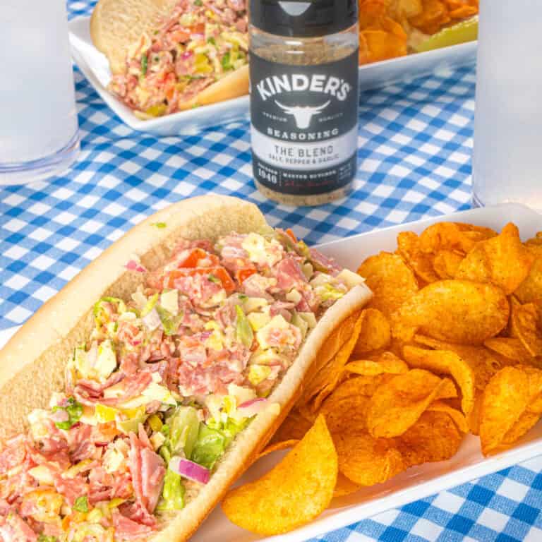 Chopped Italian Sandwich with Kinder's The Blend