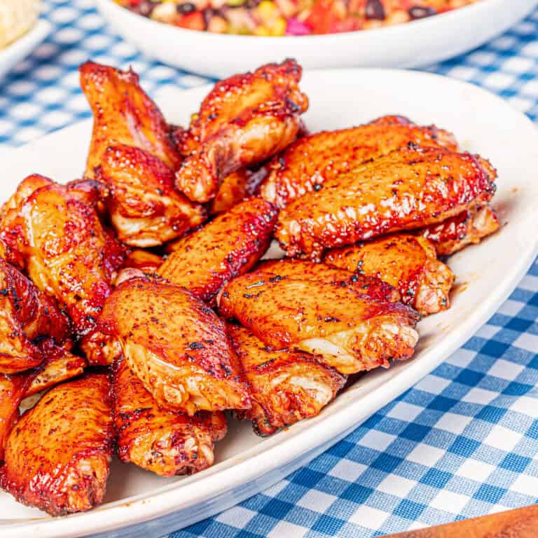 Grilled Chicken Wings with Kinder's Original Marinade