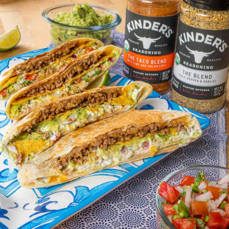 Guacamole Crunch Wrap with Kinder's Seasoning