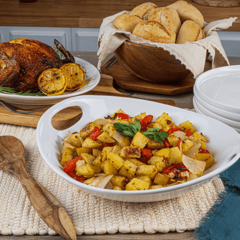 Italian Roasted Potatoes, Peppers & Onions