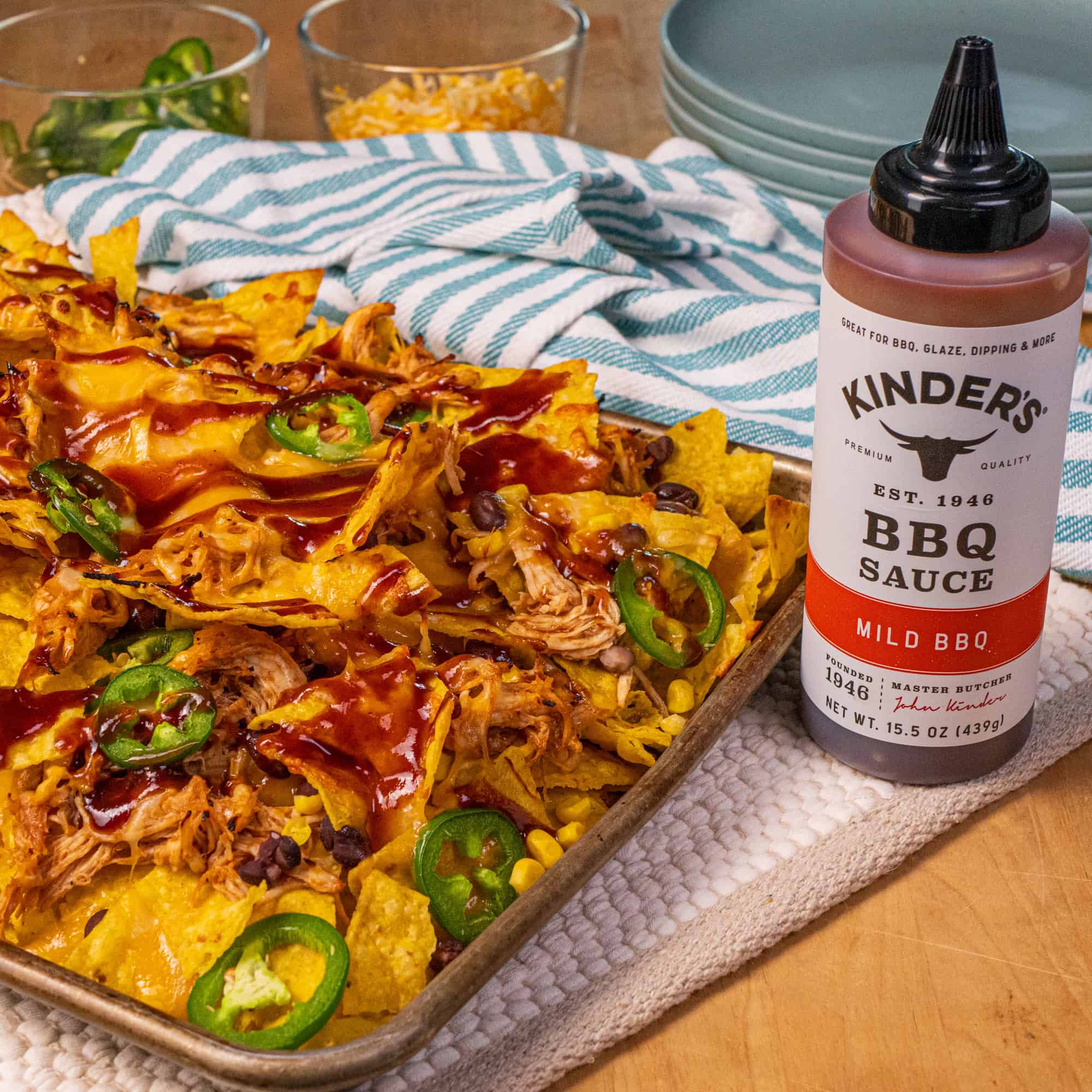 Mild BBQ Chicken Nachos
