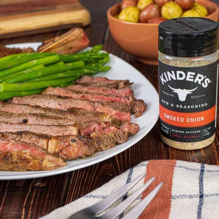 Smoked Onion Ribeyes