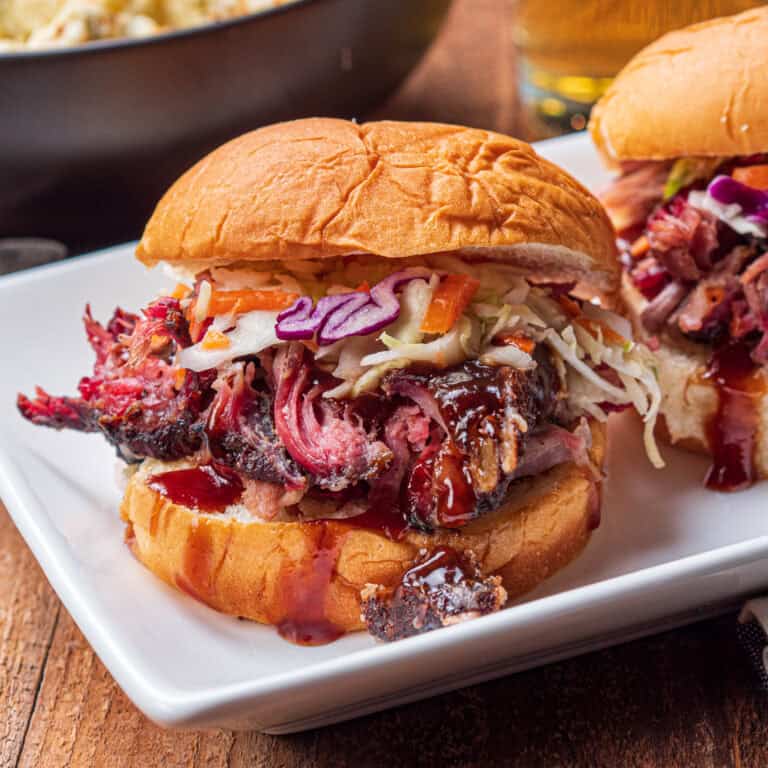 Smoked Pulled Pork Sliders