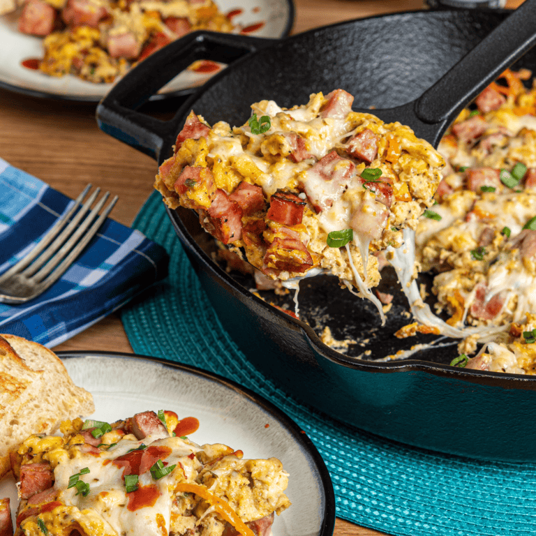 Egg, Ham & Cheese Southwest Skillet