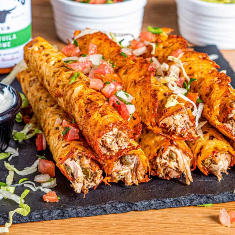 Tequila Lime Pork Keto Taquitos (TaKetos)