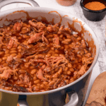 Tequila Lime Pulled Pork Baked Beans