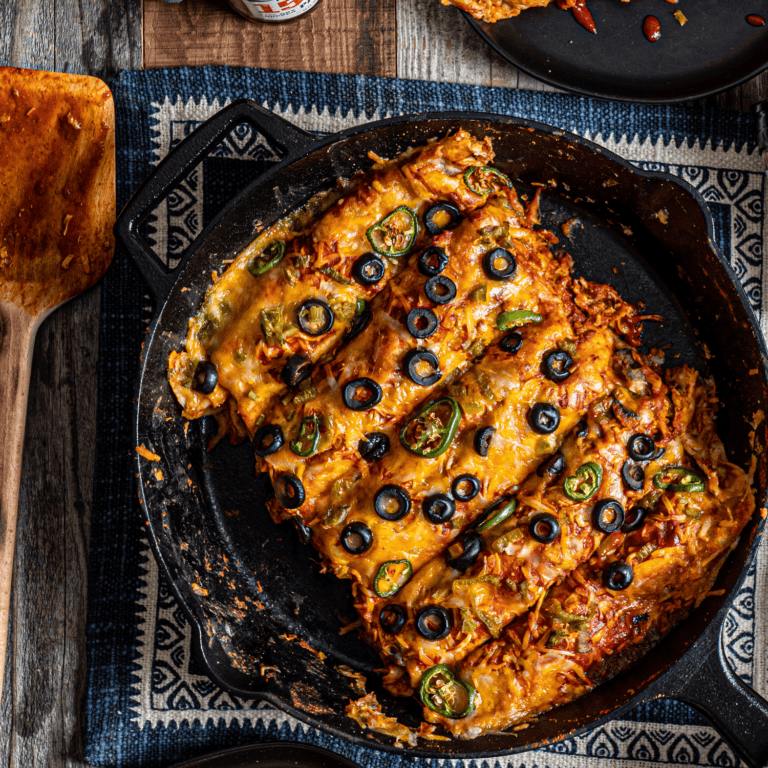 Woodfired Garlic Chicken Enchiladas