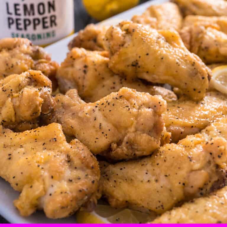 Lemon Pepper Chicken Wings