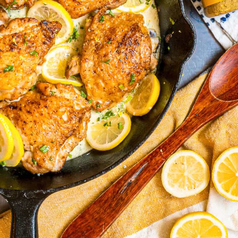 Lemon Pepper Chicken with Garlic Parmesan Sauce
