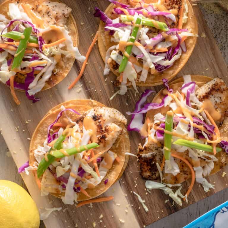 Lemon Pepper Fish Tacos