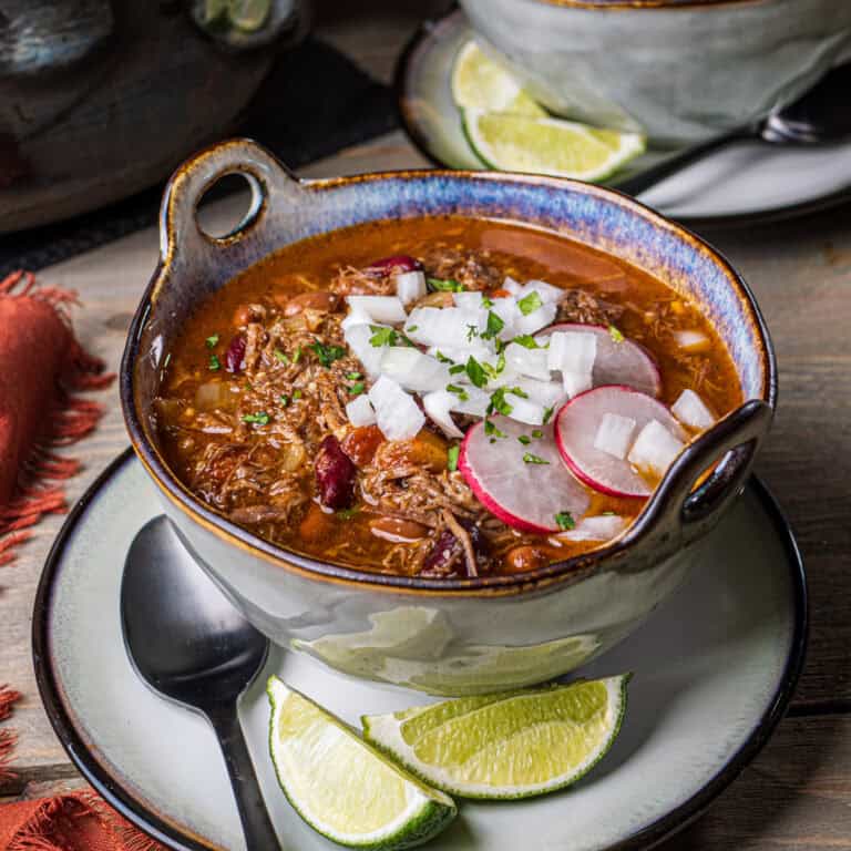 Beef Birria Chili with Spanglish Asadero Birria Seasoning
