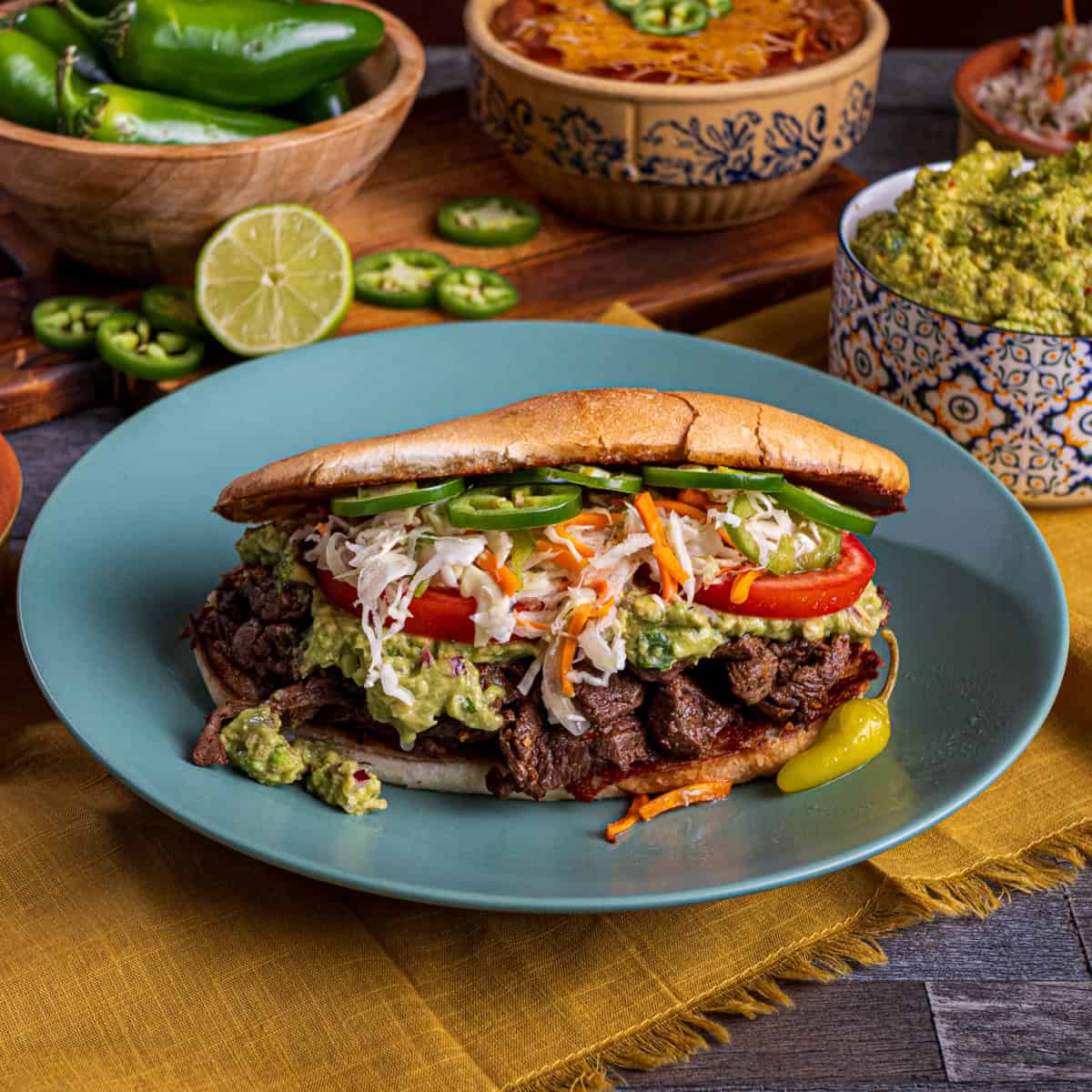 Carne Asada Beef Tortas