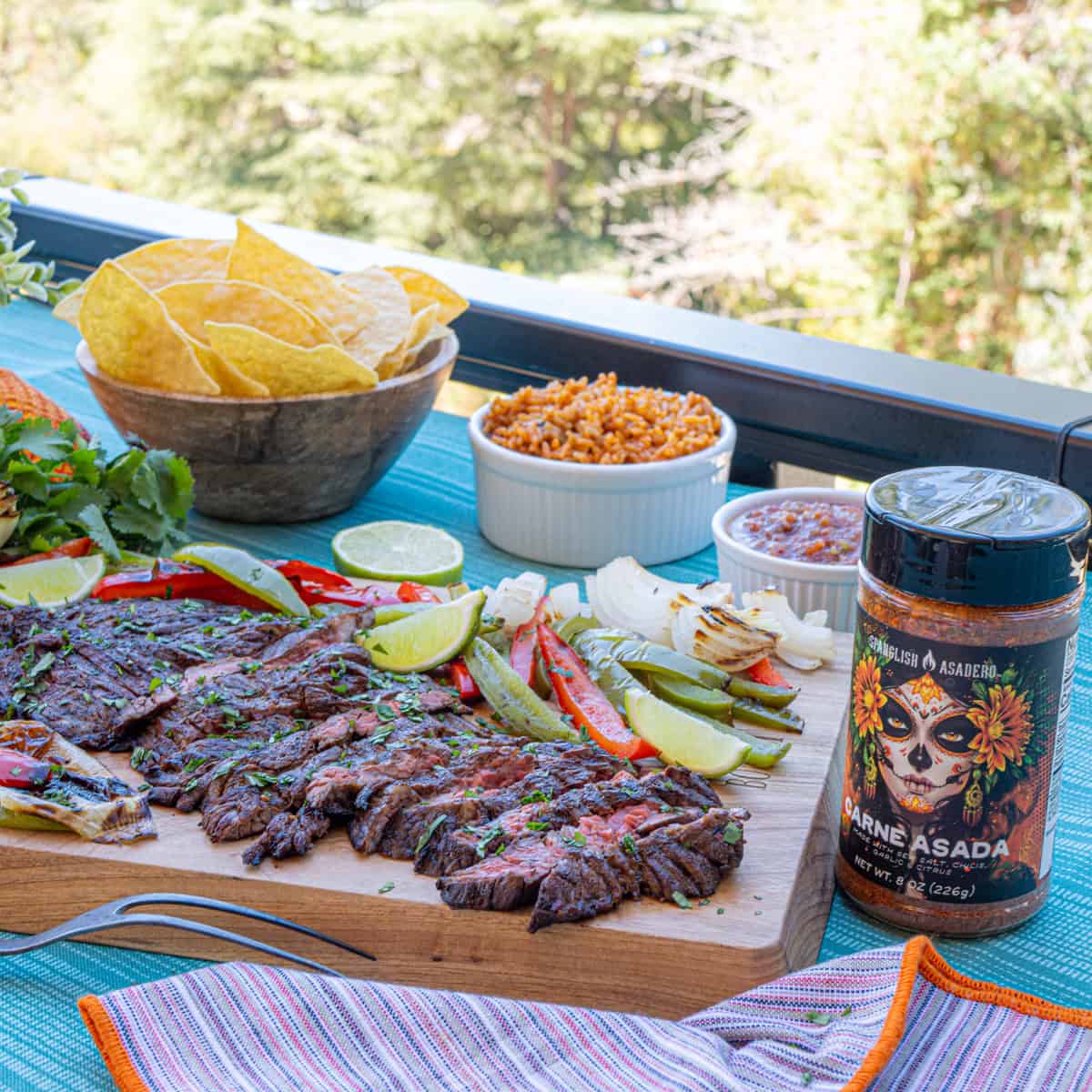 CARNE ASADA FLANK STEAK & VEGGIES