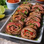 Carne Asada Rollitos de Carne with Spanglish Asadero Seasoning