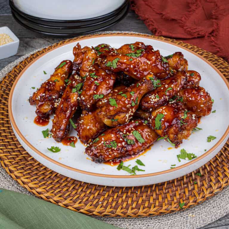 Spicy Pollo Asado Wings with Sriracha Honey Sauce