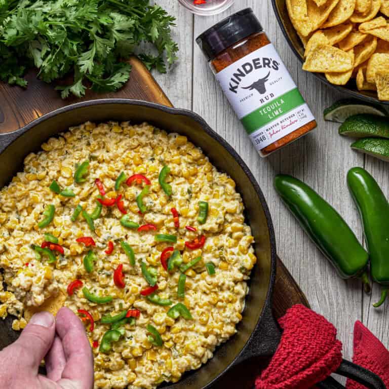 Tequila Lime Jalapeño Corn Dip