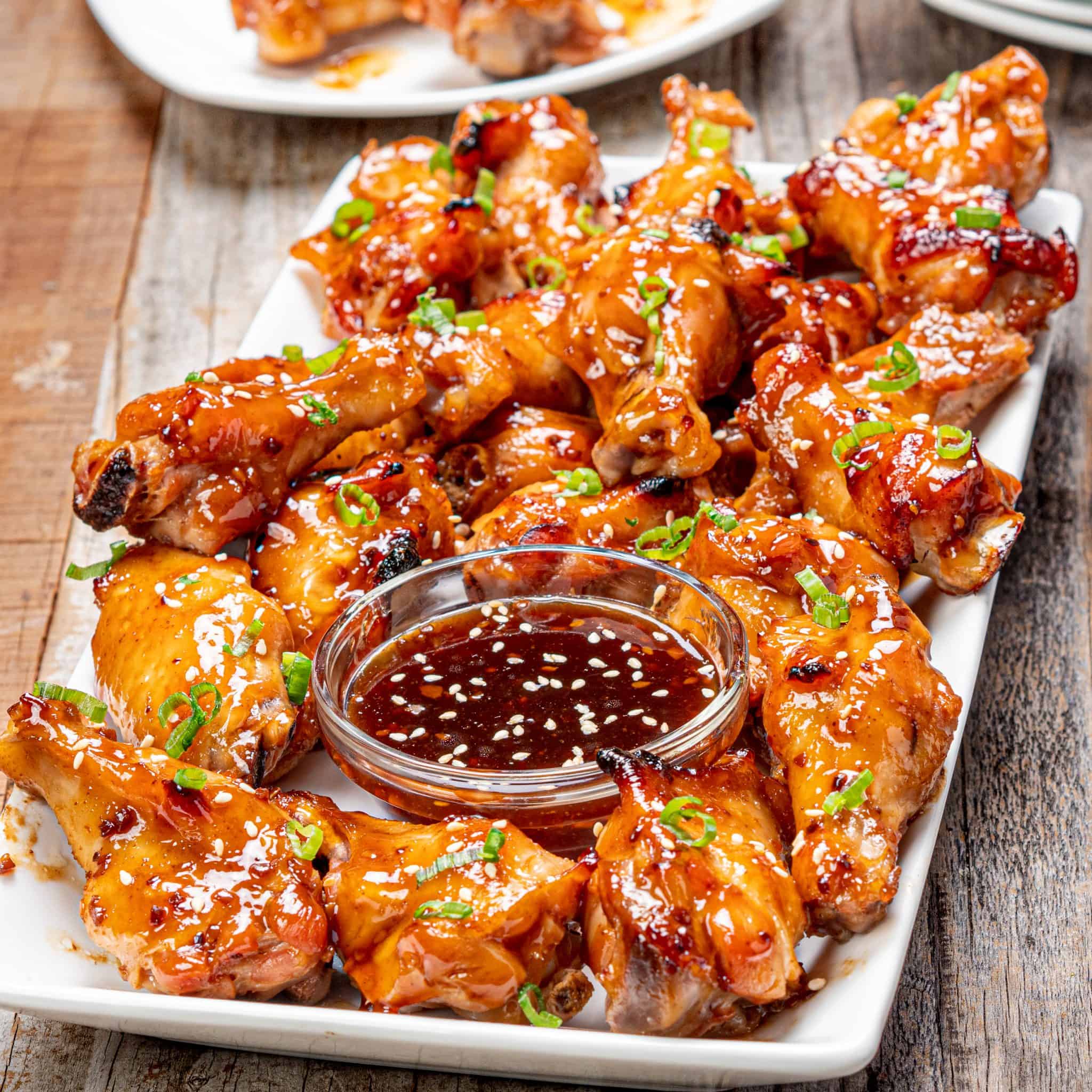 Teriyaki Oven Baked Chicken Wings